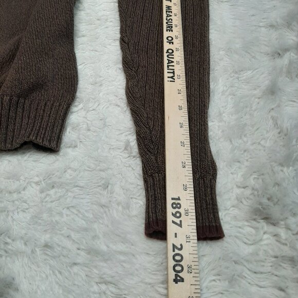 Columbia Men's Tall 100% Cotton Brown Pullover Knitted Sweater Size XLT - Picture 6 of 8